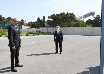 Prezident İlham Əliyev açılışda – FOTO