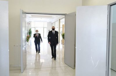 Prezident İlham Əliyev açılışda – FOTO