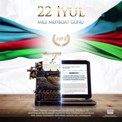 Prezident İlham Əliyev Milli Mətbuat Günü münasibəti ilə paylaşım edib — FOTO