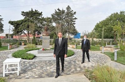 Prezident Bakıda parkın açılışında iştirak etdi — YENİLƏNİB + FOTO