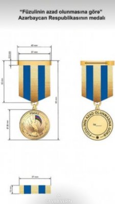 Daha bir əsgərmiz təltif olundu -“Fizulinin azad olunmasına görə” medalı ilə təltif edilib