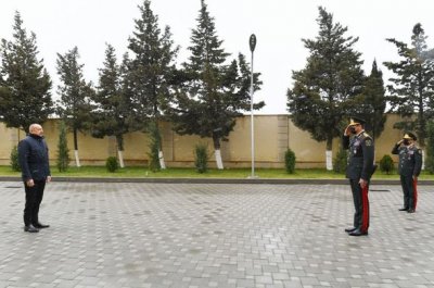 İlham Əliyev hərbi hissəsinin açılışında - YENİLƏNİB + FOTO/VİDEO