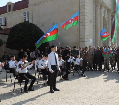 Ağsu rayonunda 8 Noyabr - Zəfər Günü silsilə tədbirlərlə qeyd olunub