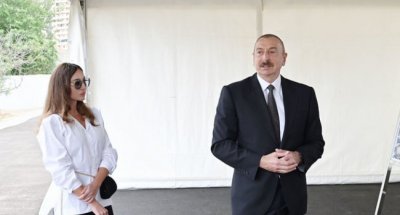 İlham Əliyev və Mehriban Əliyeva İsmayıllıda açılışda