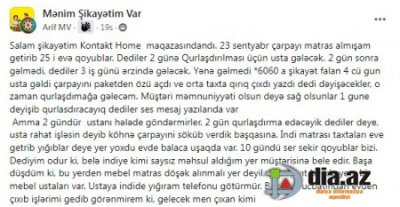 "Kontakt Home" vətəndaşı evində `GİROV`a çevirib - MÜRACİƏT