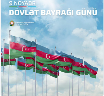 Azərbaycan XİN-i Dövlət Bayrağı Günü ilə bağlı paylaşım edib
