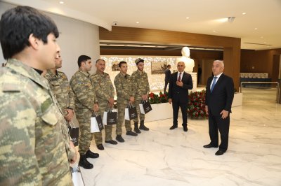 "Gəncə Enerji Təchizatı" MMC-idarəsinin rəisi Elmar Mahmudov qazilərin, şəhid ailələrinin, veteranların yaxın dostudur