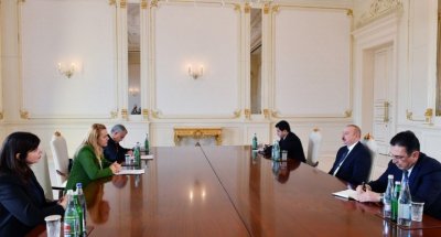 Prezident Tatyana Molçanı qəbul etdi