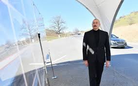 İlham Əliyev Ağdam Dəmir Yolu və Avtovağzal Kompleksinin açılışında iştirak edib