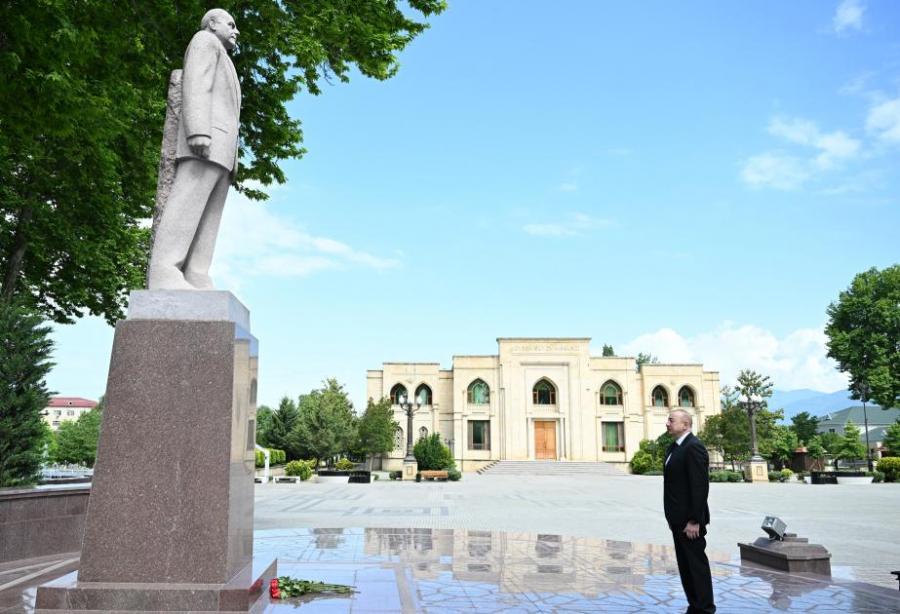 İlham Əliyev İsmayıllıya səfər edib - YENİLƏNİB