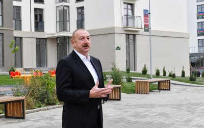İlham Əliyev Kəngərli sakinləri ilə görüşdü
