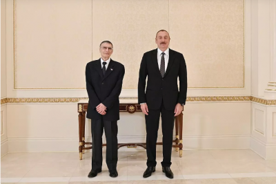 Prezident Əziz Sancarın Əlişir Nəvai Beynəlxalq Mükafatı ilə təltif olunması mərasimində iştirak edib