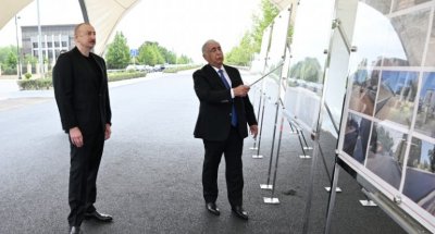 Prezident Yevlaxda açılışlar etdi - YENİLƏNİB