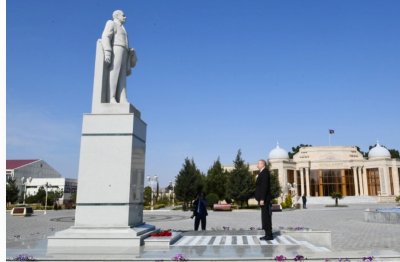 İlham Əliyev Goranboyda