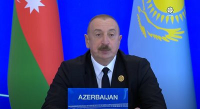 Xankəndi şəhərində İqtisadi Əməkdaşlıq Təşkilatının 17-ci Zirvə görüşü keçirilir Prezident İlham Əliyev Zirvə görüşündə çıxış edir  YENİLƏNİB