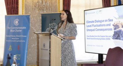 Leyla Əliyeva Londonda yüksəksəviyyəli iqlim dialoqunda iştirak edib
