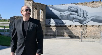 İlham Əliyev Cəbrayılın Horovlu kəndinin birinci mərhələsinin açılışında iştirak edib - FOTO