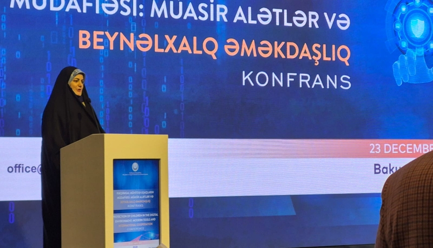 İran prezidentinin qızı Bakıda “Heydərbabaya salam” salam şeirini söylədi