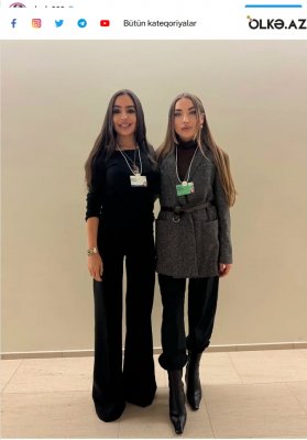 Leyla Əliyeva Davos səfərindən paylaşım etdi
