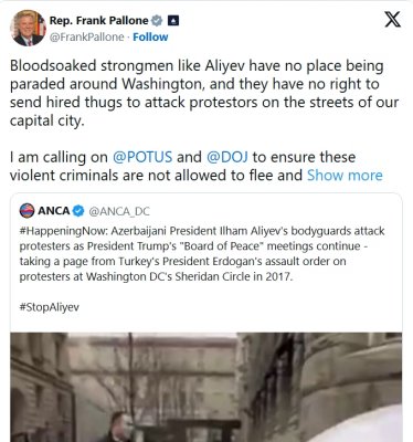 Ermənipərəst senator Vaşinqtonda təxribatçıları müdafiə etdi - VİDEO - FOTO