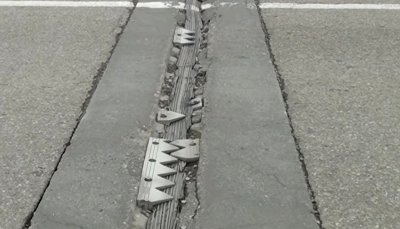 Sürücülərə təhlükəli anlar yaşadan körpü - VİDEO