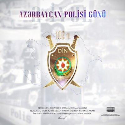 Prezidentdən Azərbaycan Polis Günü ilə bağlı paylaşım — FOTO