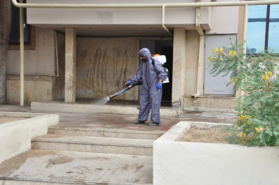 Sabunçu rayonunda elan edilmiş dezinfeksiya həftəsi çərçivəsində qabaqlayıcı tədbirlər həyata keçirilir