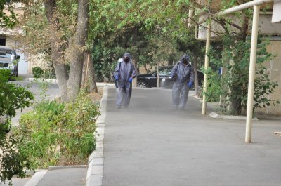 Sabunçu rayonunda elan edilmiş dezinfeksiya həftəsi çərçivəsində qabaqlayıcı tədbirlər həyata keçirilir