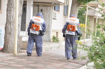 Sabunçu rayonunda elan edilmiş dezinfeksiya həftəsi çərçivəsində qabaqlayıcı tədbirlər həyata keçirilir