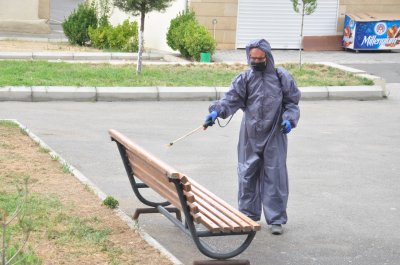 Sabunçu rayonunda elan edilmiş dezinfeksiya həftəsi çərçivəsində qabaqlayıcı tədbirlər həyata keçirilir