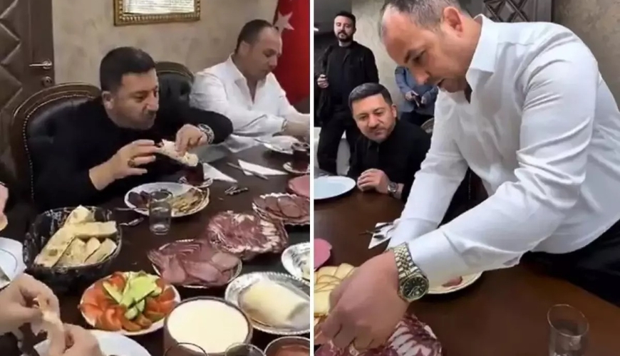 Bələdiyyə sədrinin BU GÖRÜNTÜLƏRİ gündəm oldu - VİDEO