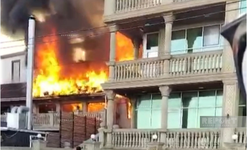 SON DƏQİQƏ! Sumqayıtda hotel yanır