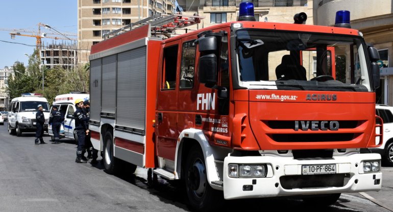 Bakıda uşaq bağçasında yanğın