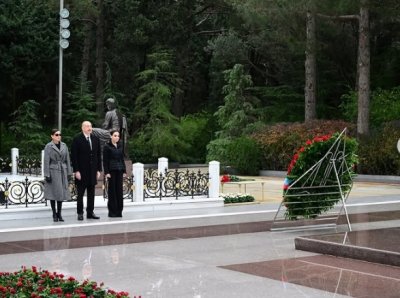 Mehriban Əliyeva Heydər Əliyevin məzarını ziyarəti ilə bağlı paylaşım edib