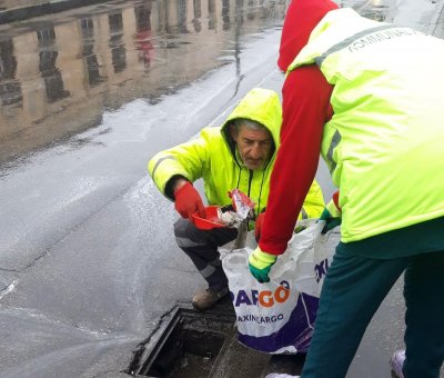 Sabunçuda Yağıntılara Qarşı Operativ Müdaxilə